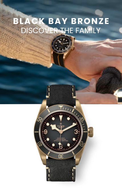 Tudor black bay bronze collection available at swiss paradise