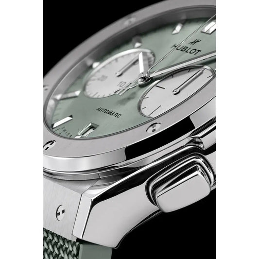 Classic Fusion Chronograph Titanium Sage Green