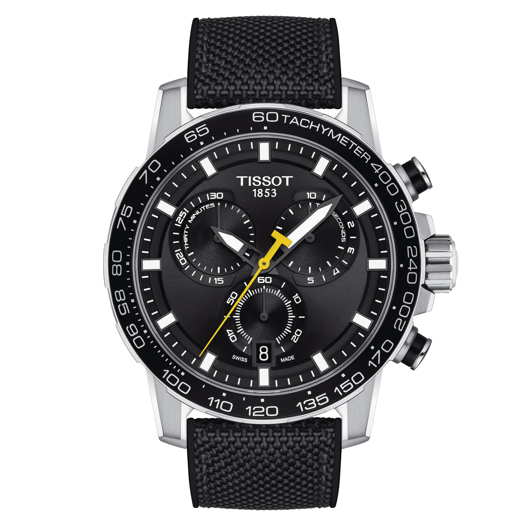 Black Tissot Supersport Chrono Tour De France PR 100 Special