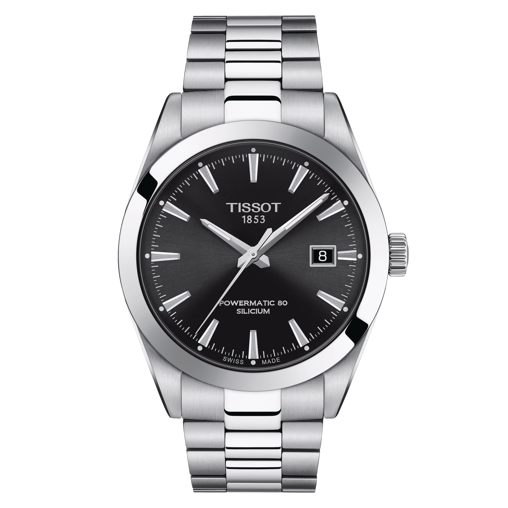 M*i様 TISSOT Powermatic 80 時計 シルバー Tissot Gentleman Powermatic 80 Silicium – Swiss Paradise