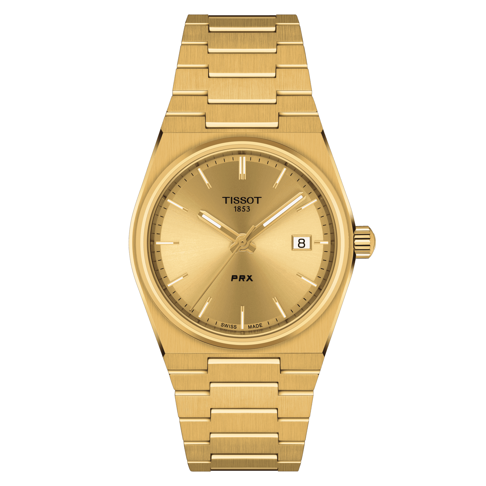 TISSOT PRX ゴールド デジタル腕時計 Tissot PRX – Swiss Paradise