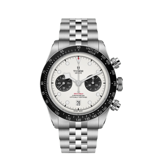 Tudor Black Bay Chrono
Manufacture Calibre MT5813
41mm steel case
Steel bracelet at swiss paradise