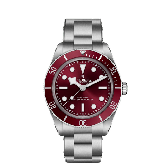 Tudor m7939a1a0ru-0002
Black Bay 58
Manufacture Calibre MT5400-U
39mm steel case
Burgundy dial at swiss paradise