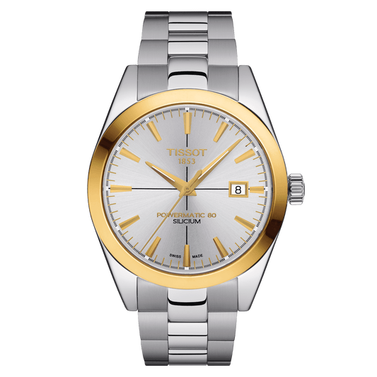 Tissot Gentleman Powermatic 80 Silicium Solid 18K Gold Bezel