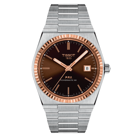 Tissot PRX Powermatic 80 Steel & 18K Gold Bezel