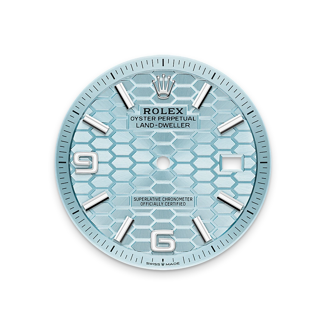 Intense white dial