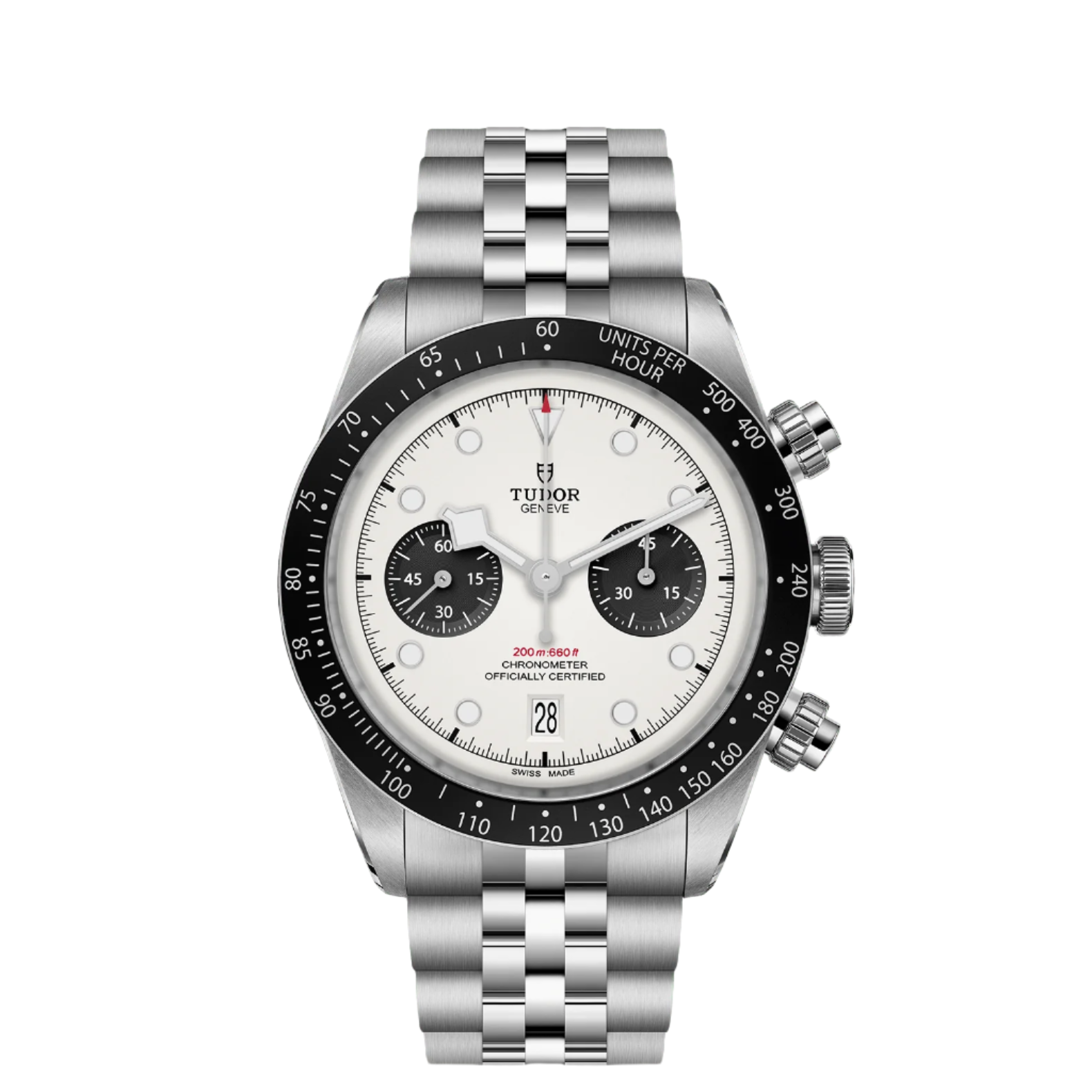 Tudor Black Bay Chrono
Manufacture Calibre MT5813
41mm steel case
Steel bracelet at swiss paradise 